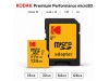 KODAK mSD 128GB UHS-I U1/V10/C10 Y/R/B Card+Adapter